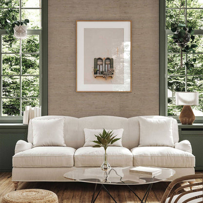 Arrowroot Weave Grasscloth Wallpaper - Earth Beachcomber