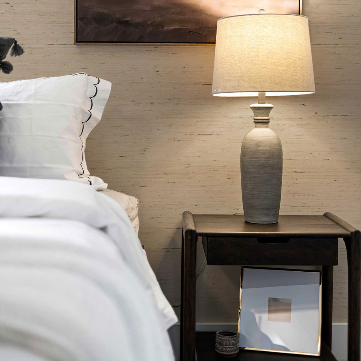 Arrowroot Weave Grasscloth Wallpaper - Light Natural Beachcomber