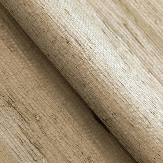 Arrowroot Weave Grasscloth Wallpaper - Natural Beachcomber
