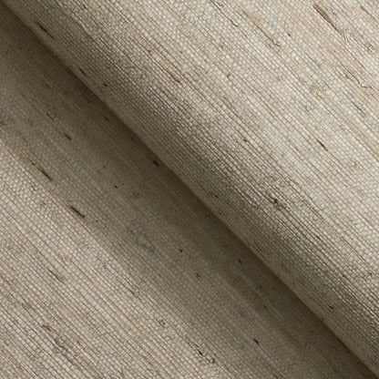 Arrowroot Weave Grasscloth Wallpaper - Taupe Grass Beachcomber