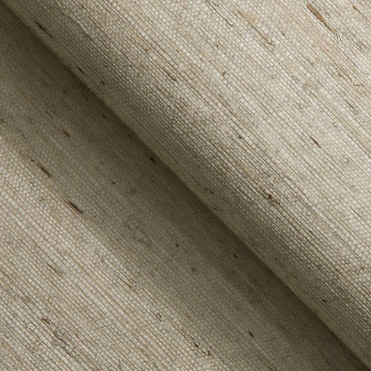 Arrowroot Weave Grasscloth Wallpaper - Taupe Grass Beachcomber