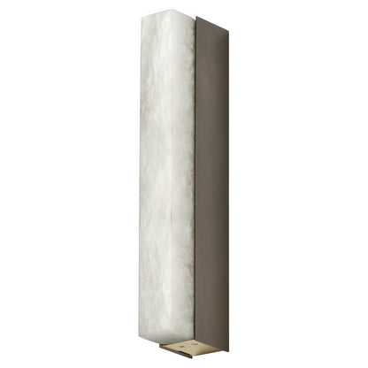 Artes Wall Sconce - Bronze, Satin Brass, Honed Alabaster
