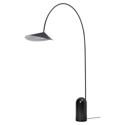 Arum Arched Floor Lamp - Black