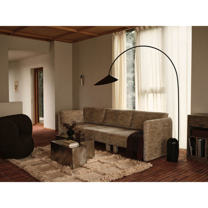 Arum Arched Floor Lamp - Black