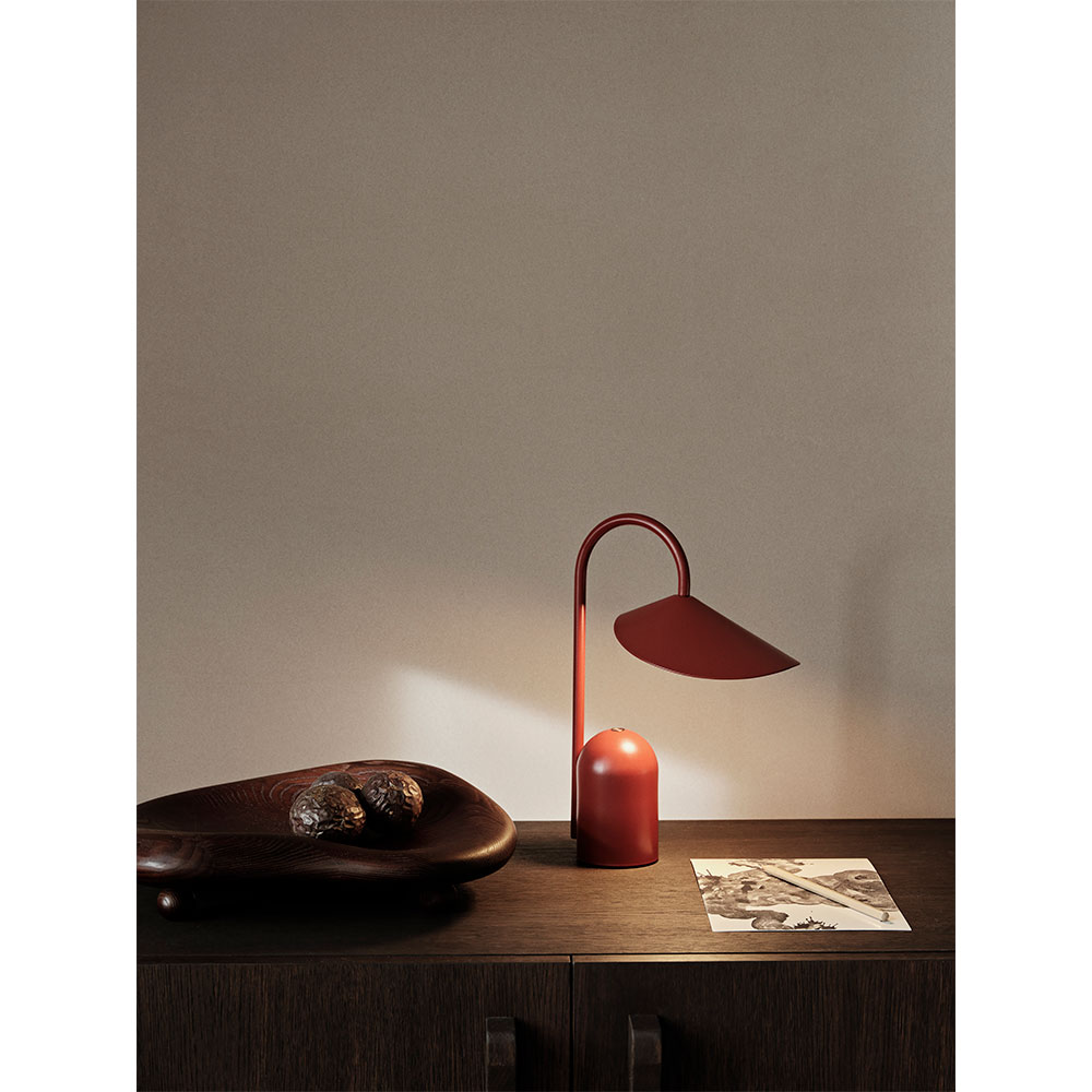 Arum Portable Lamp - Oxide Red