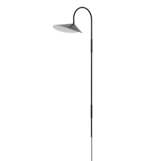 Arum Swivel Tall Wall Lamp - Black