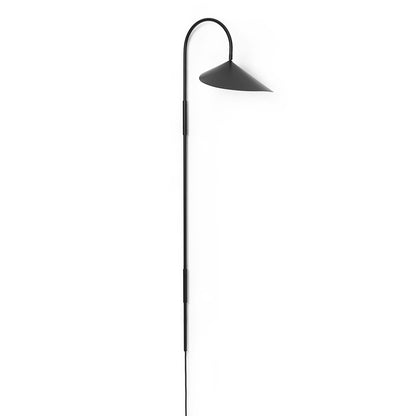 Arum Swivel Tall Wall Lamp - Black