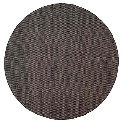 Asko Round Rug - Black