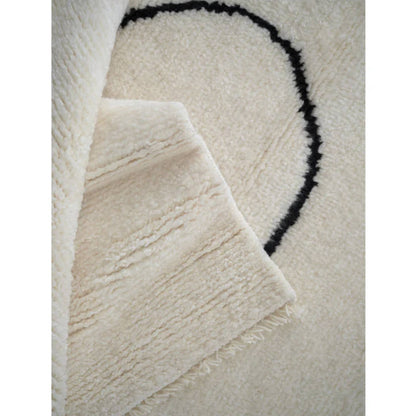 Astral Spiral Rug - Black