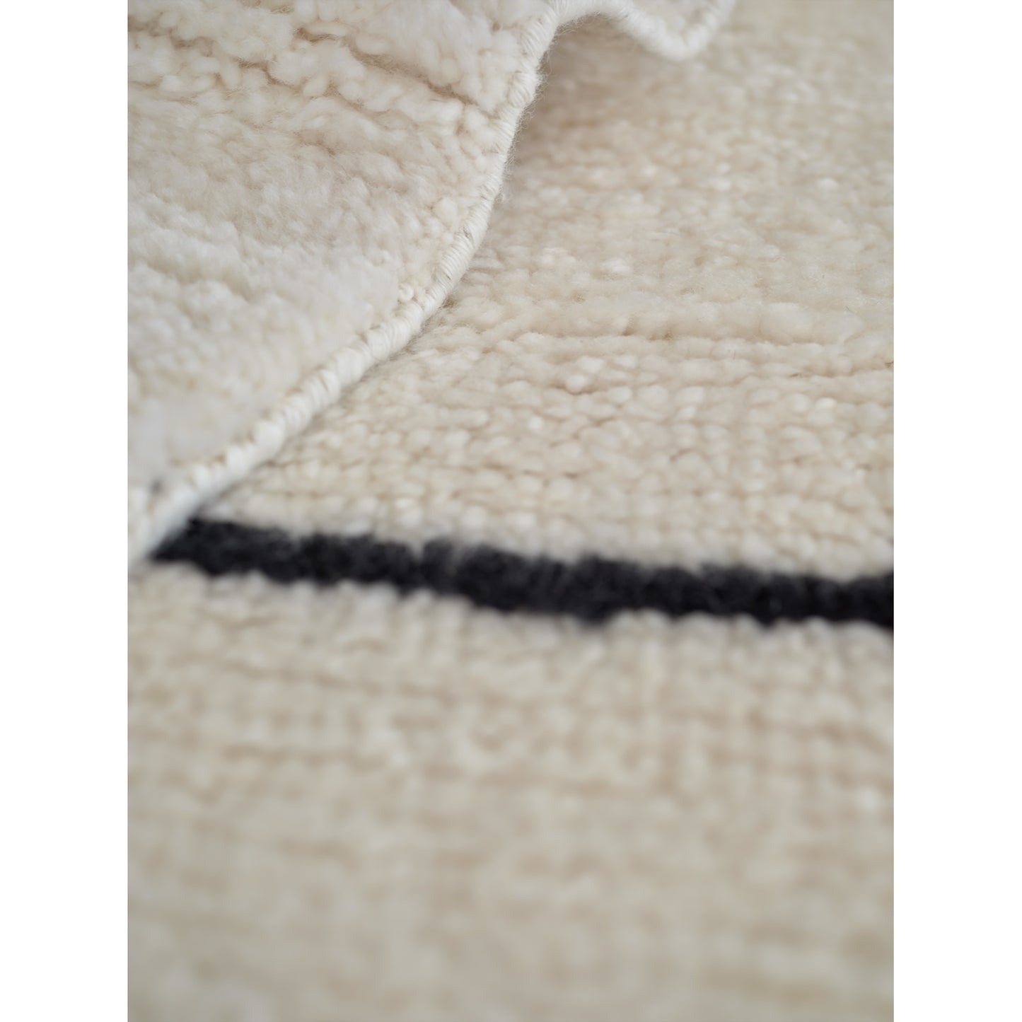 Astral Spiral Rug - Black