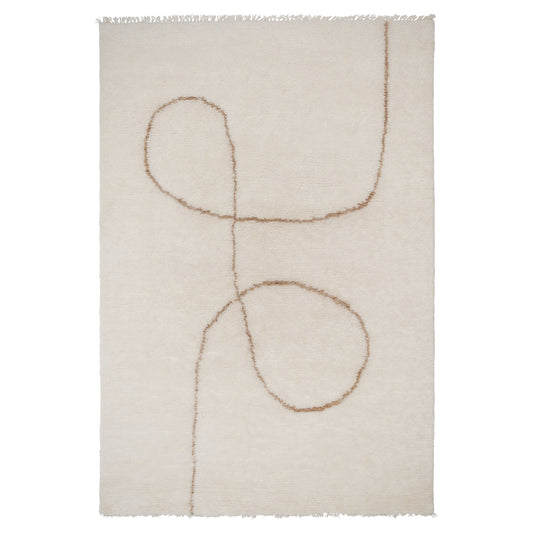 Astral Spiral Rug - Camel