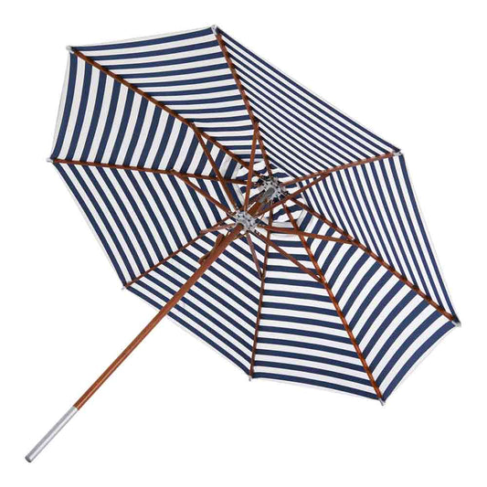 Atlantis Round Umbrella - Dark Blue Stripe