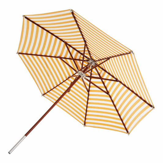 Atlantis Round Umbrella - Golden Yellow Stripe