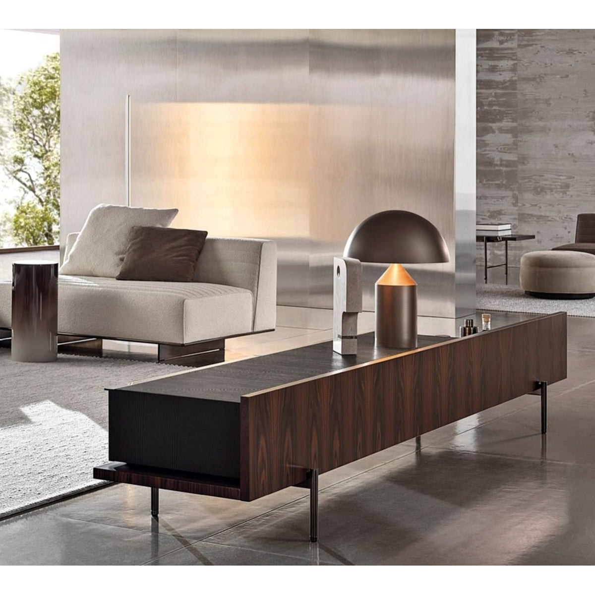 Atollo Table Lamp - Satin Bronze