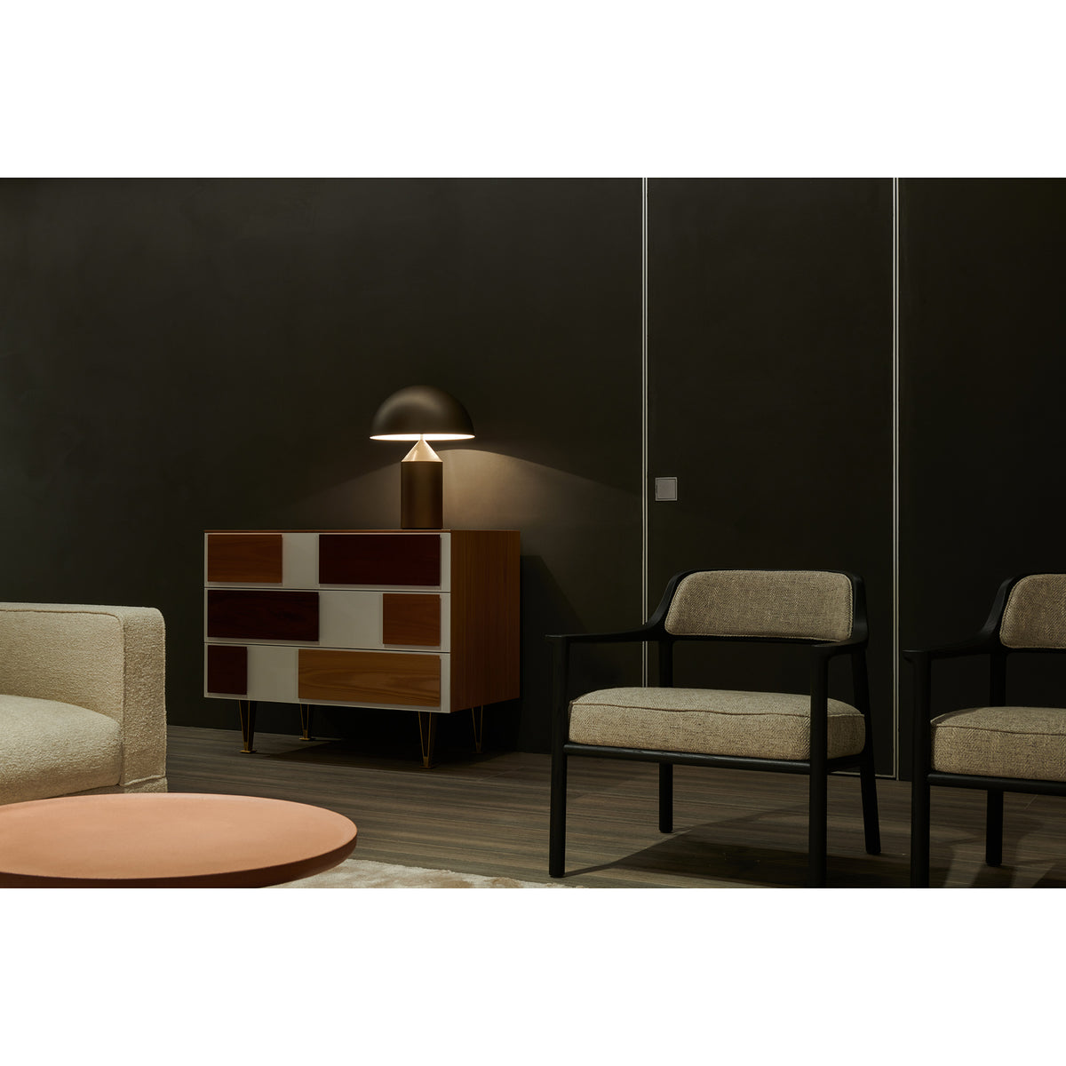 Atollo Table Lamp - Satin Bronze