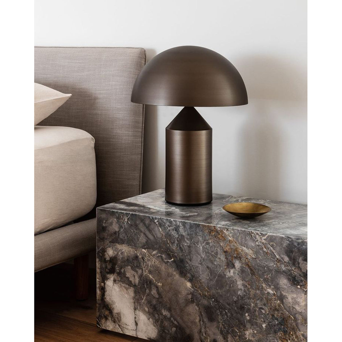 Atollo Table Lamp - Satin Bronze