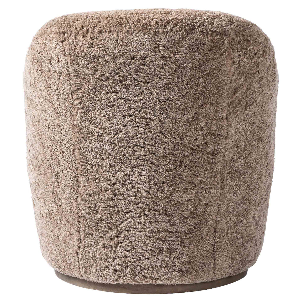 Aurora Swivel Chair - Taupe Shearling