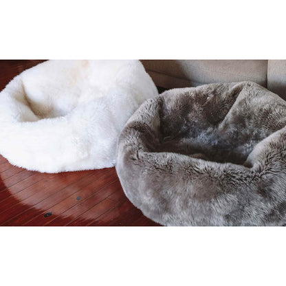 Sheepskin Beanbag - Steel