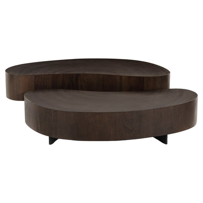 Avett Coffee Table Set - Smoked Guanacaste Oyster