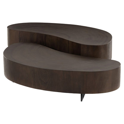 Avett Coffee Table Set - Smoked Guanacaste Oyster