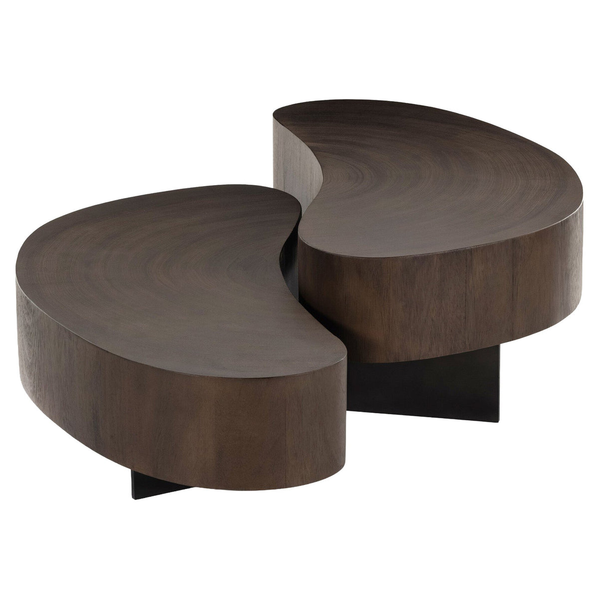 Avett Coffee Table Set - Smoked Guanacaste Oyster