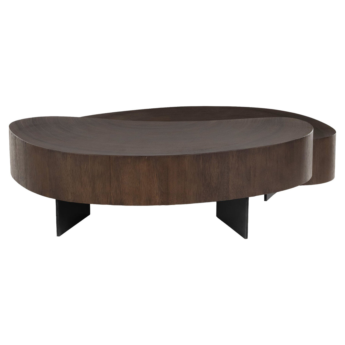 Avett Coffee Table Set - Smoked Guanacaste Oyster