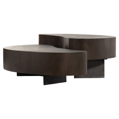 Avett Coffee Table Set - Smoked Guanacaste Oyster
