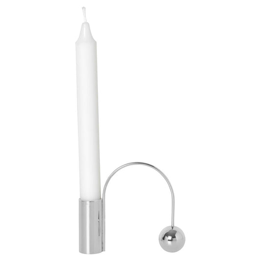 Balance Candle Holder Chrome