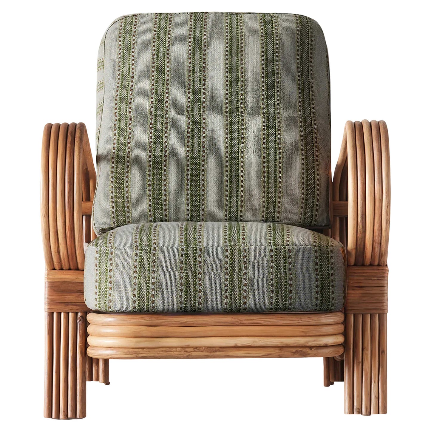 Bamboo Lounge Chair - Green