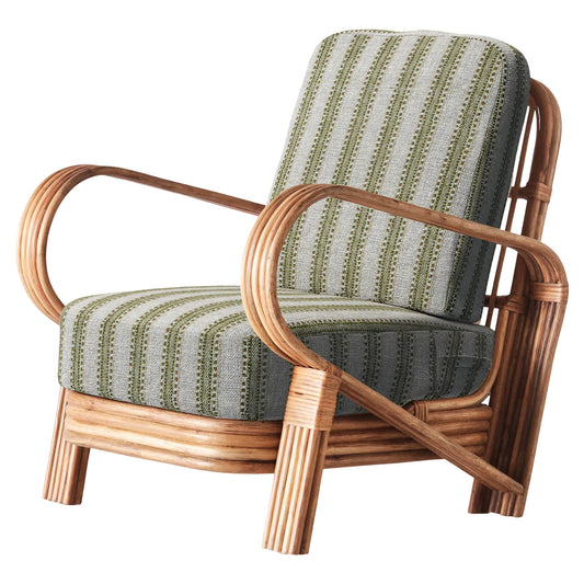 Bamboo Lounge Chair - Green