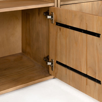 Bane Bookshelf - Smoked Pine - 105"W