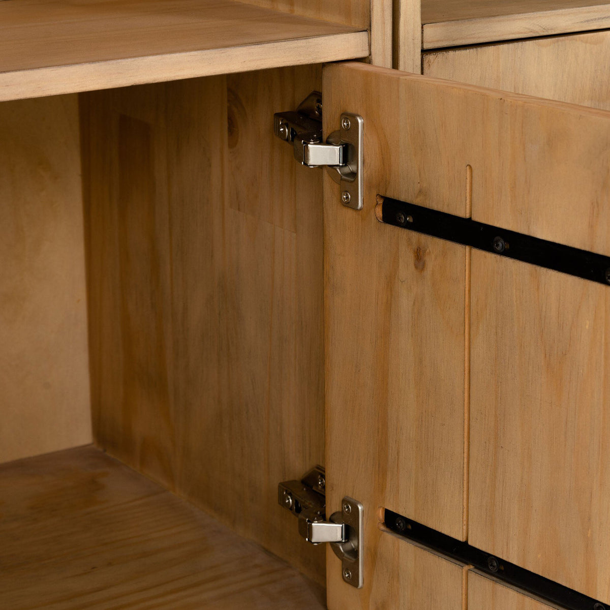 Bane Bookshelf - Smoked Pine - 105"W