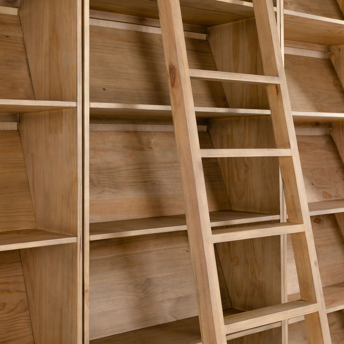 Bane Bookshelf - Smoked Pine - 105"W