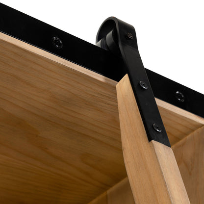 Bane Bookshelf - Smoked Pine - 105"W