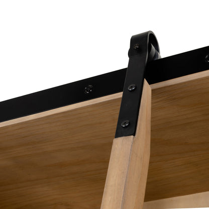 Bane Bookshelf - Smoked Pine - 105"W
