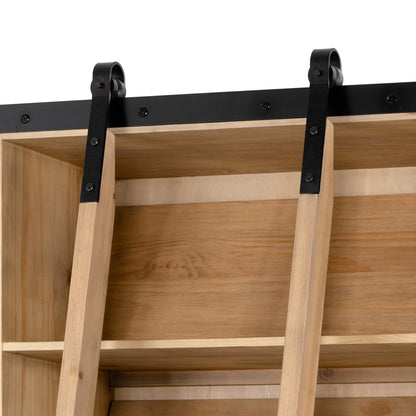 Bane Bookshelf - Smoked Pine - 105"W