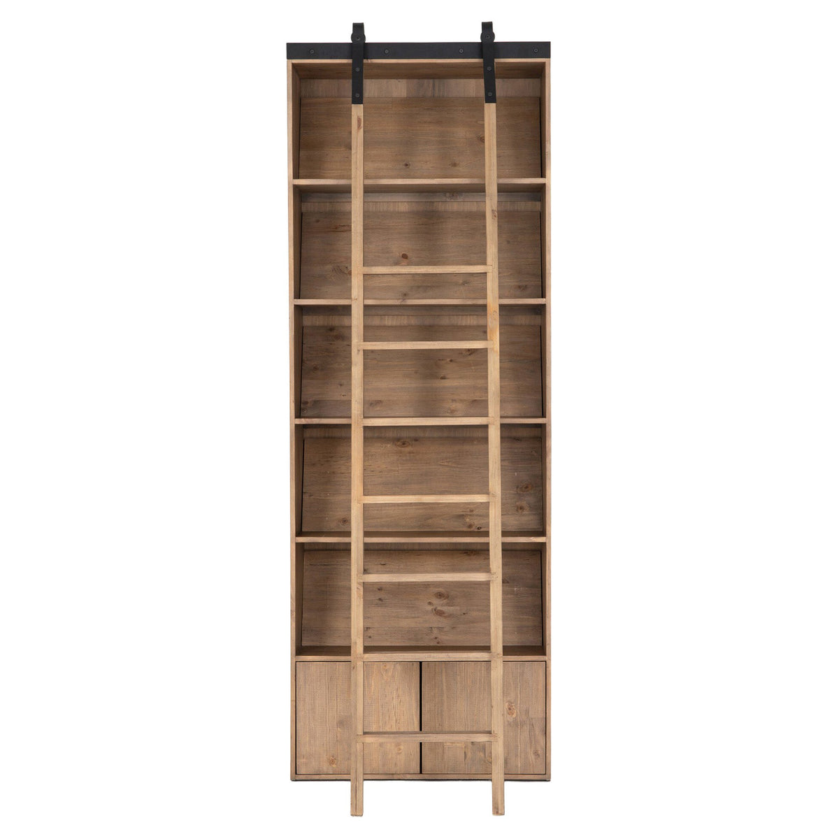 Bane Bookshelf - Smoked Pine - 35"W