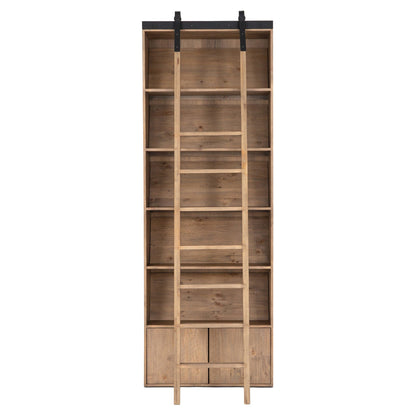 Bane Bookshelf - Smoked Pine - 35"W