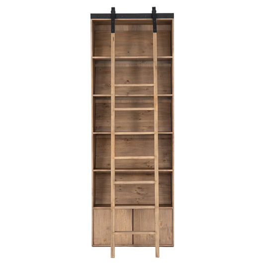 Bane Bookshelf - Smoked Pine - 35"W