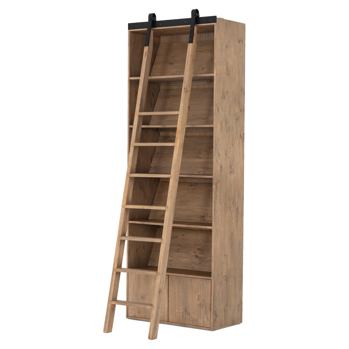 Bane Bookshelf - Smoked Pine - 35"W