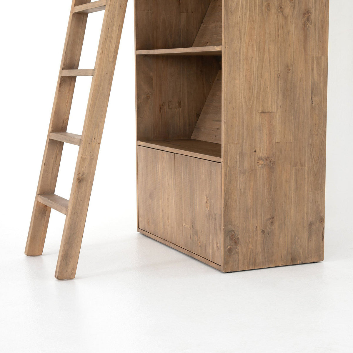 Bane Bookshelf - Smoked Pine - 35"W