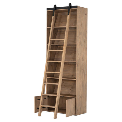 Bane Bookshelf - Smoked Pine - 35"W