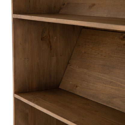 Bane Bookshelf - Smoked Pine - 35"W
