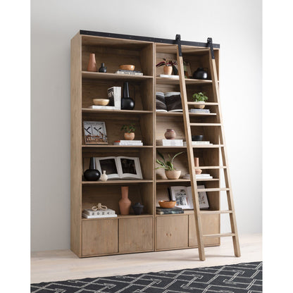 Bane Bookshelf - Smoked Pine - 35"W