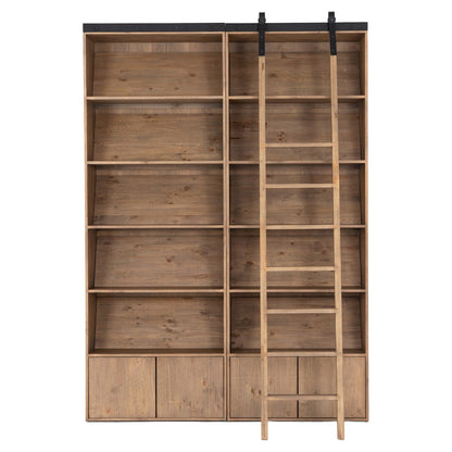 Bane Bookshelf - Smoked Pine - 70"W