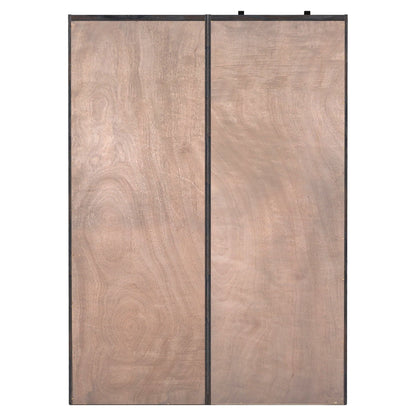 Bane Bookshelf - Smoked Pine - 70"W