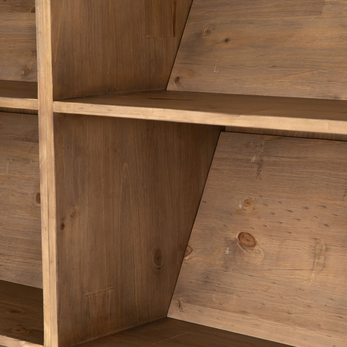 Bane Bookshelf - Smoked Pine - 70"W