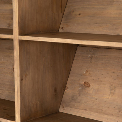 Bane Bookshelf - Smoked Pine - 70"W