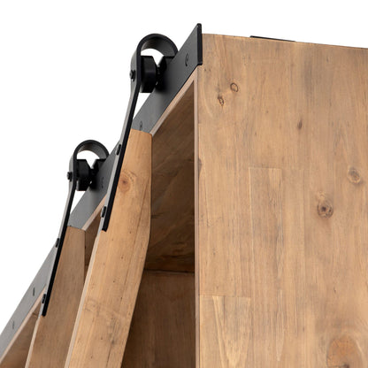 Bane Bookshelf - Smoked Pine - 70"W