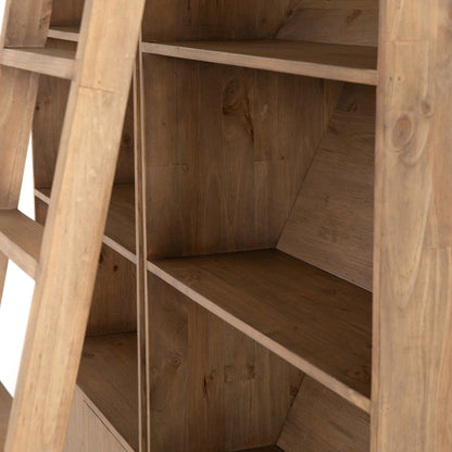 Bane Bookshelf - Smoked Pine - 70"W